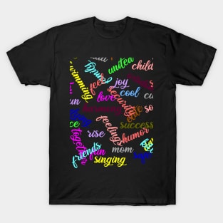 RGB Positive Word cloud! T-Shirt